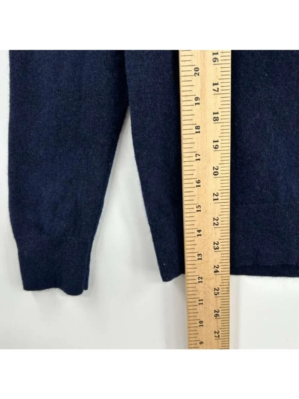 Crewcuts by J. Crew Sweater Youth Size 14 Blue 100% Cashmere 1/2 Zip Mock Neck